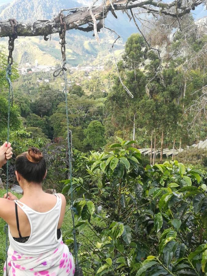 Finca Cafetera El Coral Jardín Eksteriør billede